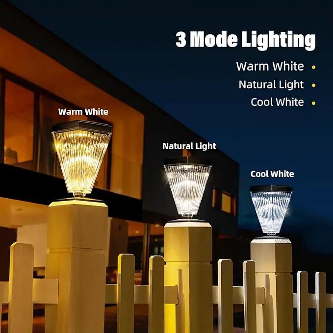 Solar Post Cap Lights 8 Pack Outdoor Waterproof Solar Fence Post Lights Sun Powered Pillar Lights Garden Decorative Yard Patio Walkway Pathway Lights by GreenHaven Gardens