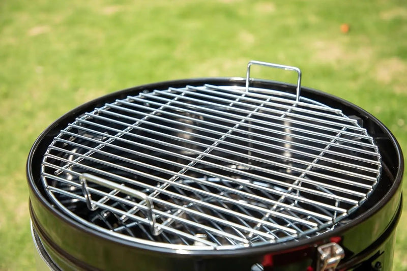Sophia & William 18-Inch Vertical Charcoal Smokers BBQ Grills with Porcelain-Enameled Smoking Chamber & 2-Layer Smoking Shelves, Outdoor Smokers & Tabletop Grill Combo for Barbecue Camping(Black) by GreenHaven Gardens