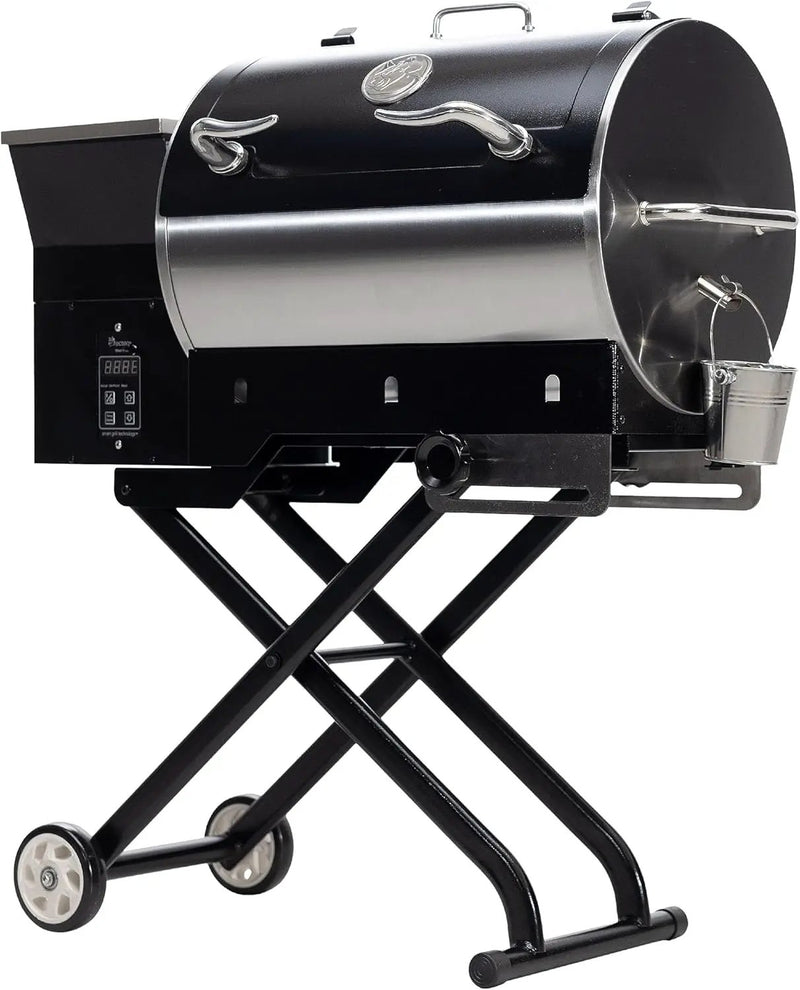 recteq Pellet Grill - Road Warrior 340 + BBQ Master Bundle, Portable Electric Pellet Smoker Grill, BBQ, Wood Pellets, Sear, Smoke, and More by GreenHaven Gardens