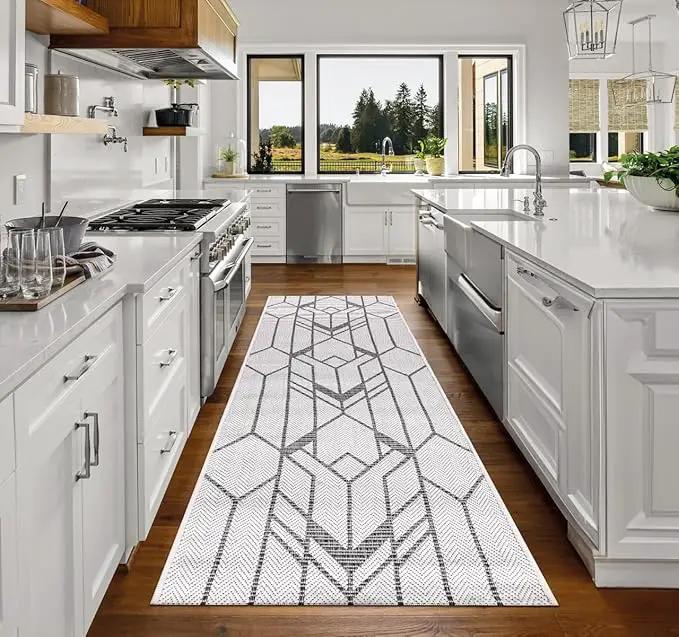 Keen Home Design Terrace Outdoor Runner Rug - 2x6 Washable Indoor/Outdoor Rug for Patio, Kitchen, Balcony, Beach, Garden, Deck and Porch, Size: 2'2"x5'7" by GreenHaven Gardens