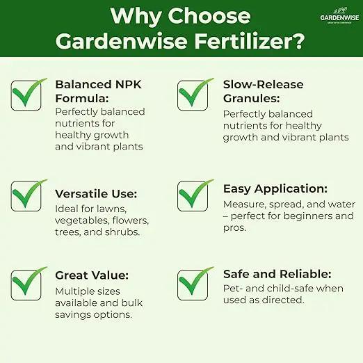 13-13-13 Slow Release Granular Fertilizer – All Purpose Plant Food 13 13 13 for Outdoor Grass, Vegetables, Roses, Flowers, Shrubs, Trees. Lawns, Gardens, Potted Plants (3 quarts) by GreenHaven Gardens