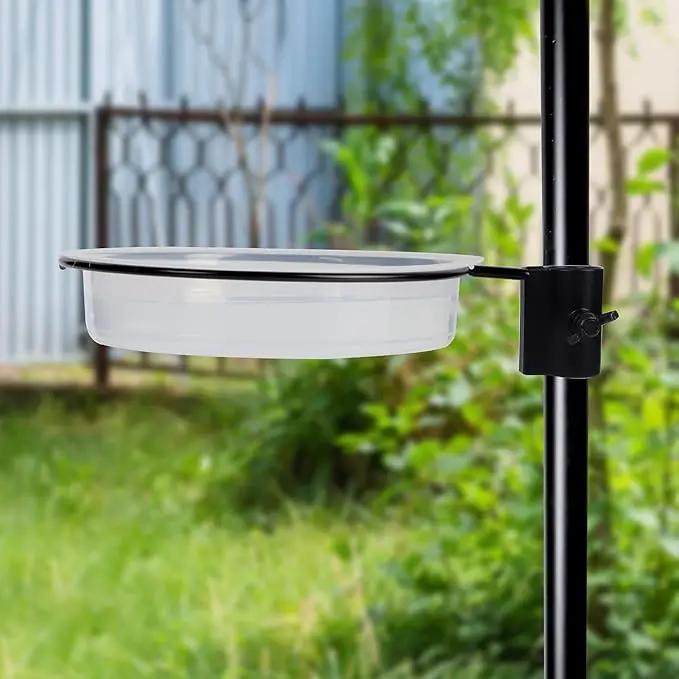 yosager Premium Bird Feeding Station Kit, 90" x 23" Birds Feeder Pole, Planter Hanger, Multi Feeder Hanging Kit with Metal Suet and Bath for Bird Watching, Attracting Wild Birds by GreenHaven Gardens