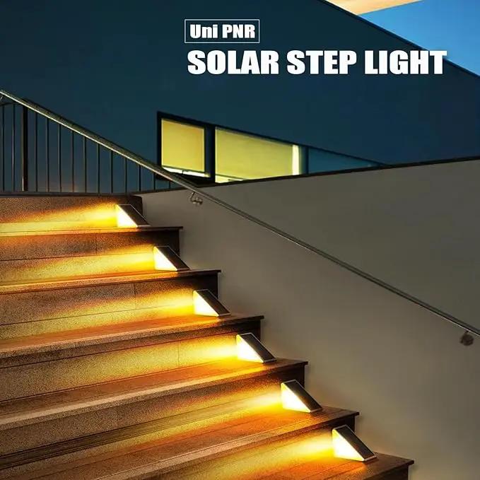 Solar Stair Lights Outdoor, 12 Pack Outdoor Solar Lights Waterproof IP67, Solar Step Lights for Outside, Patio, Decor, Yard, Garden, Front Door, Porch (Cool White) by GreenHaven Gardens