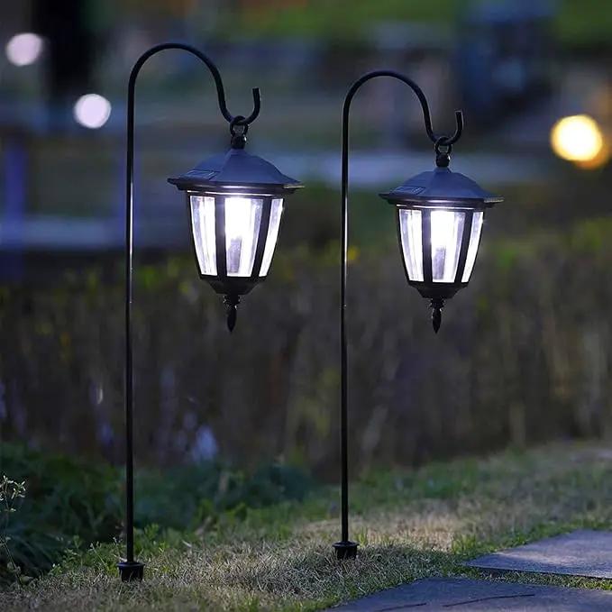MAGGIFT 34 Inch Hanging Solar Lights Outdoor Waterproof Solar Garden Lights with 2 Shepherd Hooks Landscape Lighting for Lawn Patio Yard Pathway Driveway,2 Pack by GreenHaven Gardens