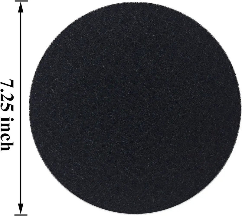 7.25inch Kitchen Compost Bin Charcoal Filter Replacements, Compost Pail Replacement Carbon Filters 7.25 inch, Round by GreenHaven Gardens