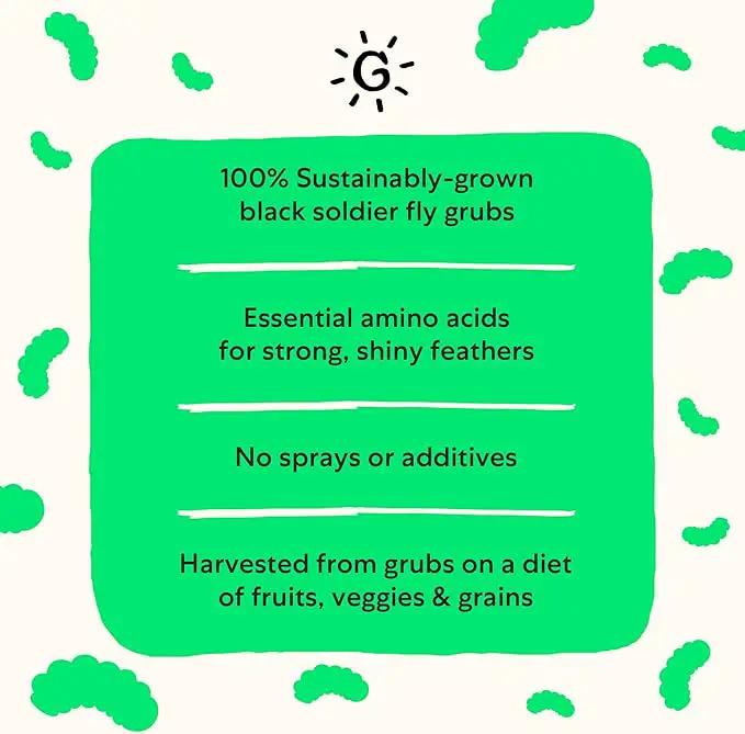 Grubblies - Switch from World Harvest to Hometown Harvest for Premium Chicken Nutrition - Grubblies World Harvest 5LB by GreenHaven Gardens
