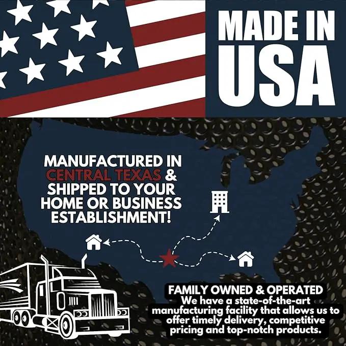 Coated Outdoor Furniture Heavy-Duty Portable ADA-Compliant Outdoor Picnic Table, Punched Steel Patio Dining Furniture Made in America (8ft Rectangular, One-Side Handicap, Textured Light Blue) by GreenHaven Gardens