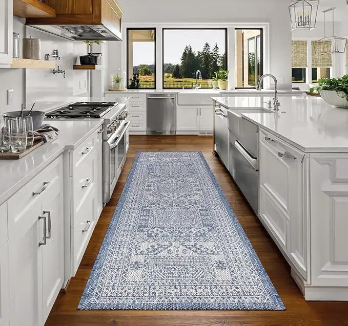 Keen Home Design Terrace Outdoor Runner Rug - 2x6 Washable Indoor/Outdoor Rug for Patio, Kitchen, Balcony, Beach, Garden, Deck and Porch, Size: 2'2"x5'7" by GreenHaven Gardens
