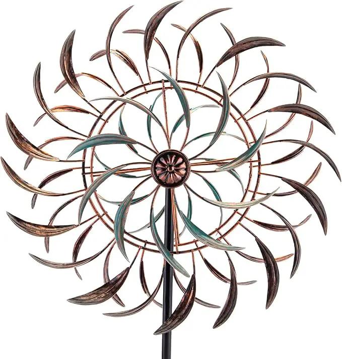 Stargarden Wind Spinners Outdoor Metal Large 360 Degrees Kinetic Wind Sculptures& Spinners Yard Art Outdoor Garden Decor by GreenHaven Gardens