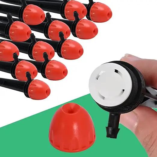 30pcs 16CM Full Circle Scattering Nozzle Drip Emitters for 1/4" Drip Irrigation Tubing Adjustable 360 Degree Wat by GreenHaven Gardens