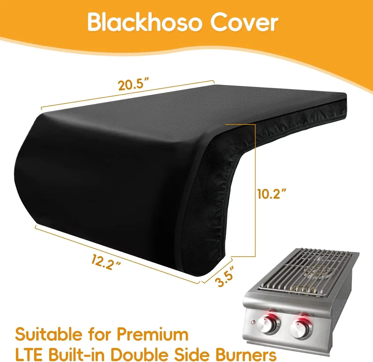 Cover for Blaze Premium LTE Built-in Double Side Burners Grill, Heavy Duty Water-Resistant Cover for Blaze 2SBBICV, Outdoor Kitchen Grill Head Covers by GreenHaven Gardens