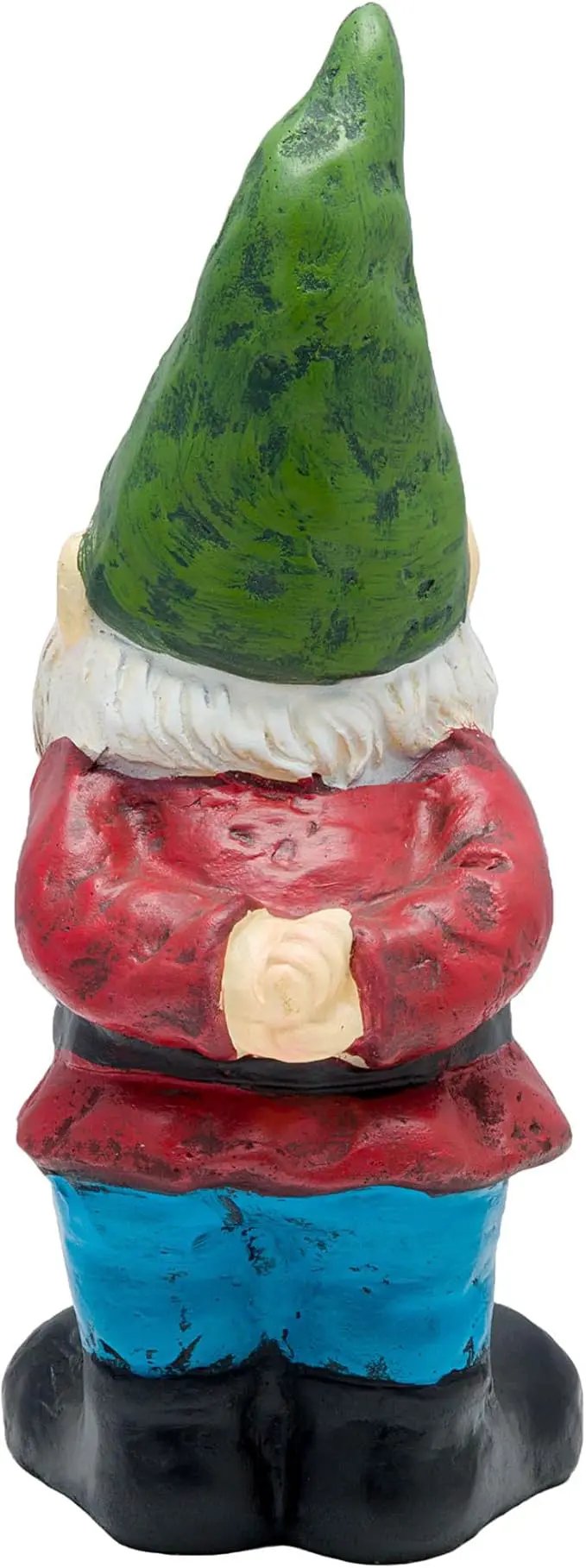 Alpine Corporation 11" Tall Classic Outdoor Garden Gnome Yard Statue Decoration by GreenHaven Gardens