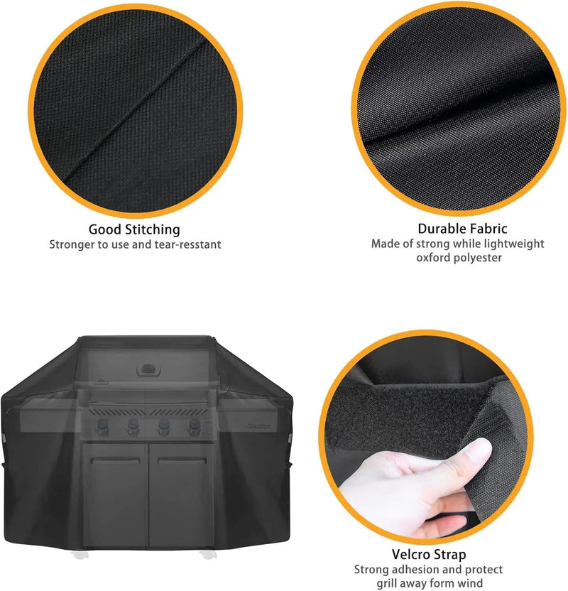 Grill Cover for Napoleon PRO Prestige 500 Series Grill, Heavy Duty Waterproof UV Resistant Cover for Napoleon, Outdoor Barbeque Grill Accessories by GreenHaven Gardens