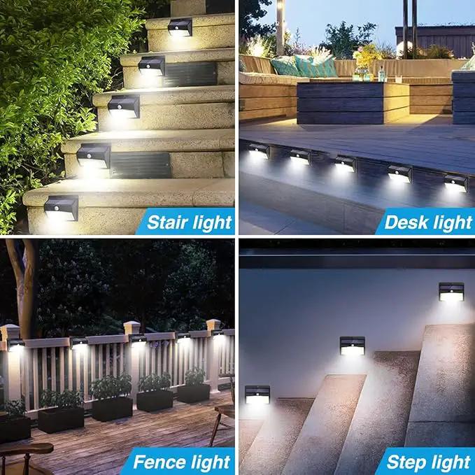 Solar Outdoor Lights - 138 LED/5 Packs Solar Motion Sensor Security Lights with 3 Lighting Modes for Garden, Fence, Yard, Deck, Garage by GreenHaven Gardens