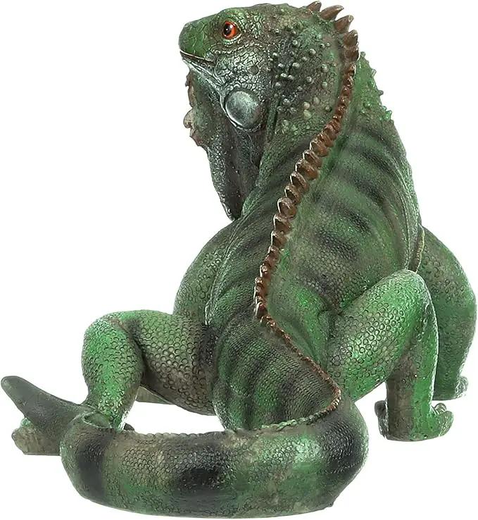 Design Toscano Iggy The Iguana Indoor/Outdoor Garden Statue, Large, 22 Inch Long, Cast Stone Resin, Full Color Finish by GreenHaven Gardens