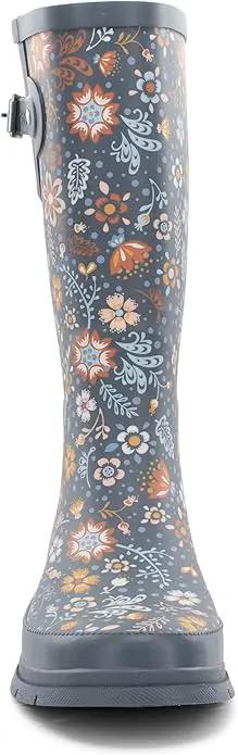 Western Chief Women's Tall Waterproof Rain Boot Outdoor Garden Shoes by GreenHaven Gardens