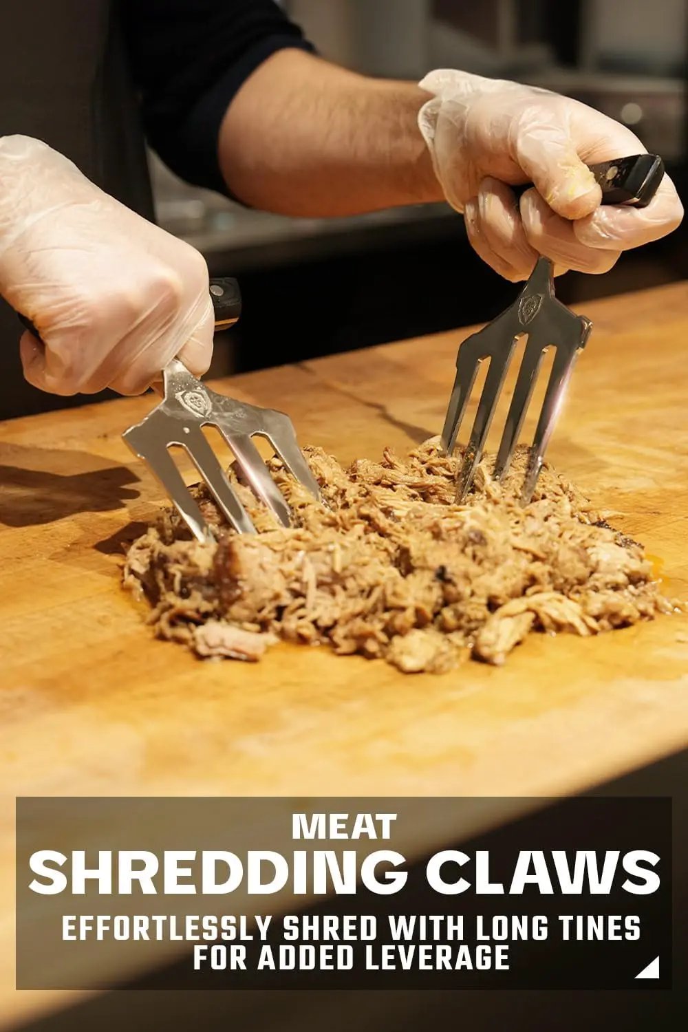 Dalstrong Meat Shredding Claws - Multi-Use Shredding Tool - Lifting, Pulling, Handling Utensils - x2 - Premium HC Stainless Steel G10 Hanlde -BBQ Meats, Brisket & More by GreenHaven Gardens