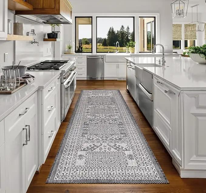 Keen Home Design Terrace Outdoor Runner Rug - 2x6 Washable Indoor/Outdoor Rug for Patio, Kitchen, Balcony, Beach, Garden, Deck and Porch, Size: 2'2"x5'7" by GreenHaven Gardens