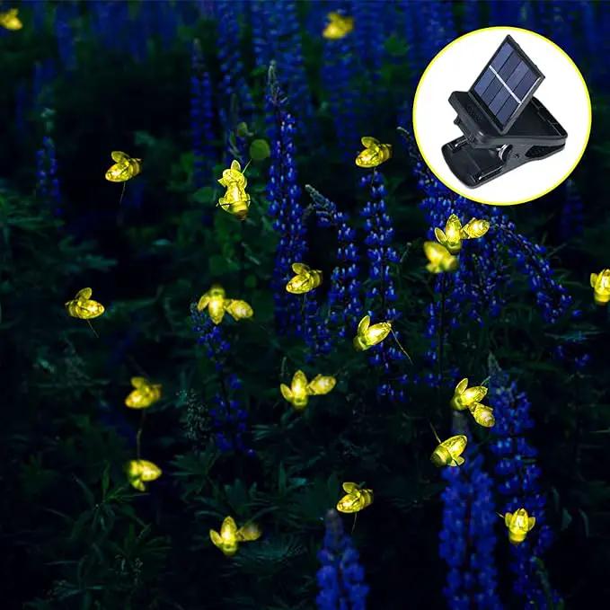 ANGMLN 2 Pack Solar Firefly Lights, 30 LED Solar Fireflies Lightning Bugs Fairy String Lights Outdoor Solar Powered String Lights Waterproof for Garden Patio Home Wedding Party Spring Christmas Decor by GreenHaven Gardens