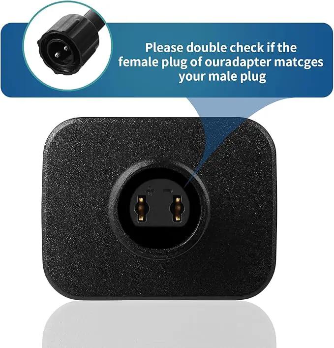 Replacement Yard Inflatable Adapter Power Supply Adaptor - 12V 1.5A 1Pcs - Inflatable Plug Replacement Class 2 Power Supply - for Halloween Yard Blow Up Decorations by GreenHaven Gardens