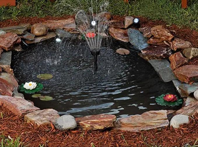 Pond Liner 15 x 20ft 20 mil Pond Liners for Outdoor Ponds, UV Resistant LDPE Fish Pond Liner for Backyard Koi Ponds, Pool, Water Features, Fountains, Waterfall and Water Gardens, Black by GreenHaven Gardens