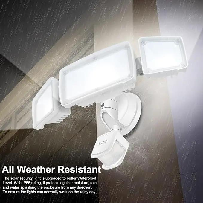 AmeriTop Motion Sensor Lights Outdoor, 2-in-1 Ultra Bright 3500LM 35W LED Security Flood Lights with Motion Sensor Mode & Dusk to Dawn Sensor Mode/ETL Certified, IP65 Waterproof by GreenHaven Gardens