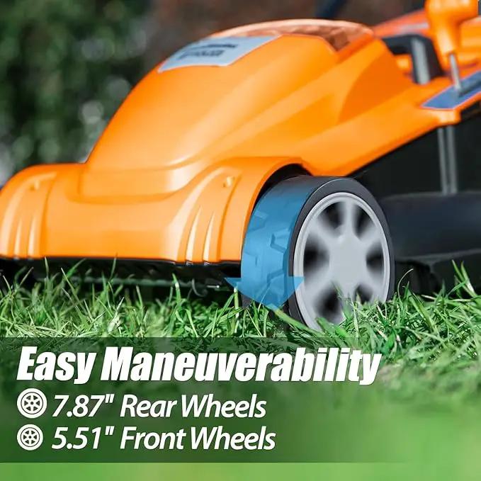 LawnMaster CLMF4817E 48V MAX* Brushless Mower with 2X24V MAX* 4.0Ah Battery and a Dual Charger by GreenHaven Gardens