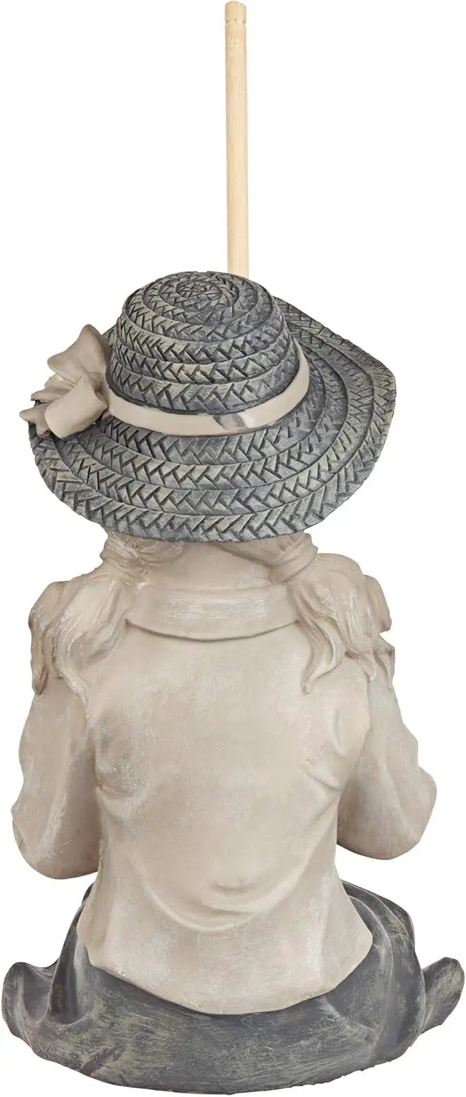 Design Toscano Big Catch Fisherwoman Nellie Girl with Fishing Pole Garden Statue, Medium 17 Inch Tall, Cast Stone Resin, Two Tone Stone Finish by GreenHaven Gardens