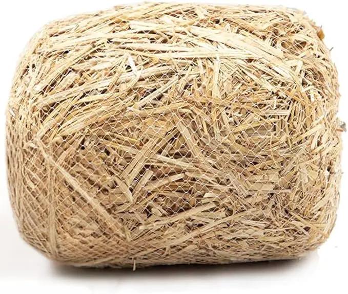 The Pond Guy Straw Barley Bale for Water Gardens, Fountains & Small Koi Ponds, Natural Clarifier, Simple & Easy to Use Pond Maintenance, 1-Pound Bale by GreenHaven Gardens