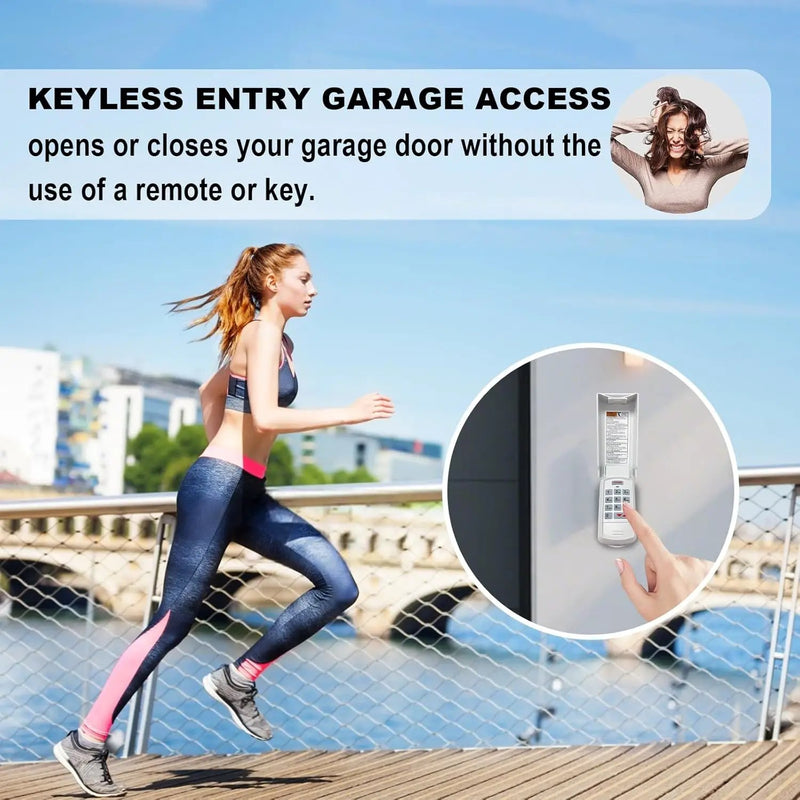for Genie Garage Door Opener Keypad Compatible with All Genie Intellicode Overhead Door Codedodger and Dip Switch Garage Door Opener Wireless Keypad Keyless Entry Replace for 1995-Current 315/390MHZ by GreenHaven Gardens