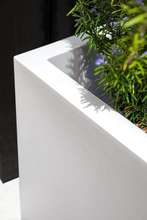 Veradek Block Series Cube Plastic Planter - Large Square Planter for Indoor or Outdoor Patio/Garden | Durable All-Weather Use with Drainage Holes | Modern Décor for Tall Plants, Trees, Flowers by GreenHaven Gardens