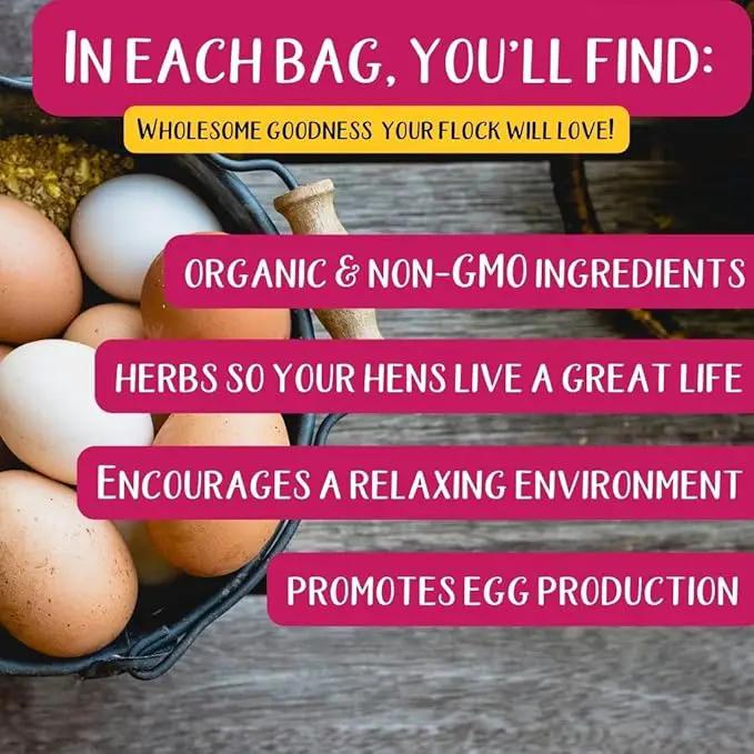 Pampered Chicken Mama Floral Nesting Herbs for Chickens (16 Ounces/1 Pound) | Relaxation Blend for Chick Brooder Box, Chicken Coop Bedding | Scent of Spring by GreenHaven Gardens