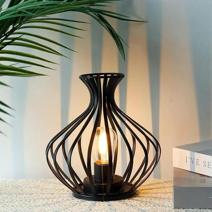 JHY DESIGN Decorations Outdoor Table Lamp Nightlight 7.5''High Modern Style Battery Powered Lamp with 6-Hours Timer Feature Decorative Bedside Lamp for Room Indoor Outdoor Table Garden Party by GreenHaven Gardens