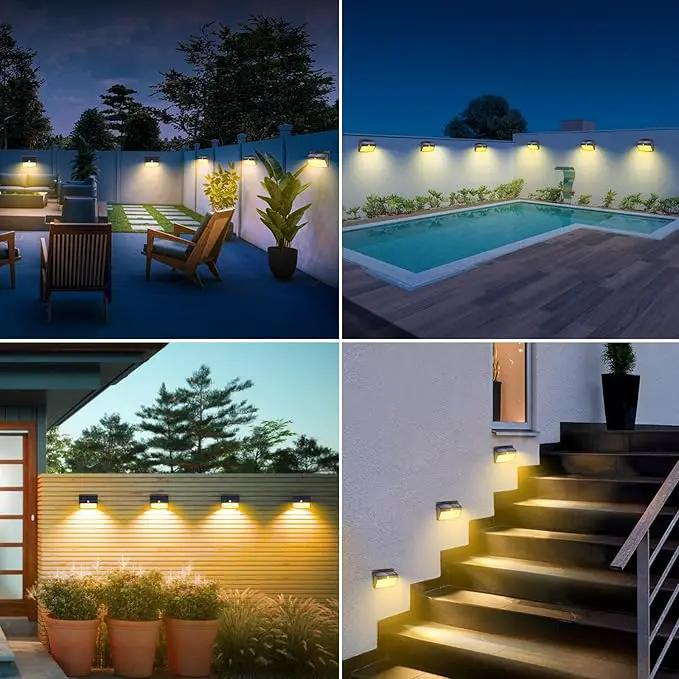 Peasur [138 LED/6 Packs] Solar Outdoor Motion Sensor Lights with 3 Lighting Modes Wireless Wall Waterproof Security Powered for Garden Fence Yard Deck Garage, Warm White by GreenHaven Gardens