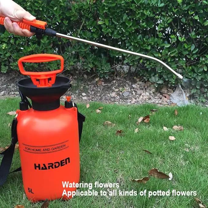 5L Heavy Duty Pressure Sprayer – Stainless Steel Rod & Brass Nozzle – Durable Garden Pump Sprayer for Lawn, Cleaning, Pesticides – Industrial Quality by GreenHaven Gardens