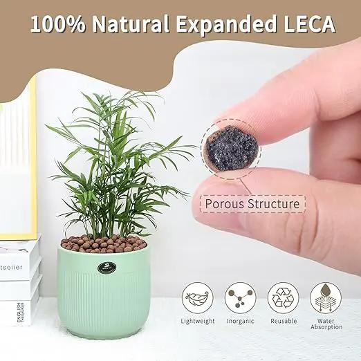 10LB Leca Clay Pebbles for Plants, Expanded Leca Balls for Indoor Plants, Orchid Potting Mix, Soil Amendment, Drainage, Easy Reusability, 4-16mm by GreenHaven Gardens