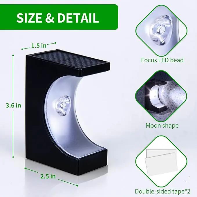 JSOT Solar Step Lights - Outdoor Stair Lights 12 Pack Deck Light Solar Powered Decor Light for Garden Yard Patio Front by GreenHaven Gardens