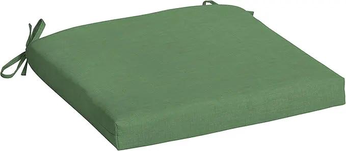 Arden Selections Rocking Chair Cushion, 19 x 18, Rain-Proof, Fade Resistant, Cushions for Rocking and Outdoor Chairs 18 x 19, Moss Green Leala (Pack of 4) by GreenHaven Gardens