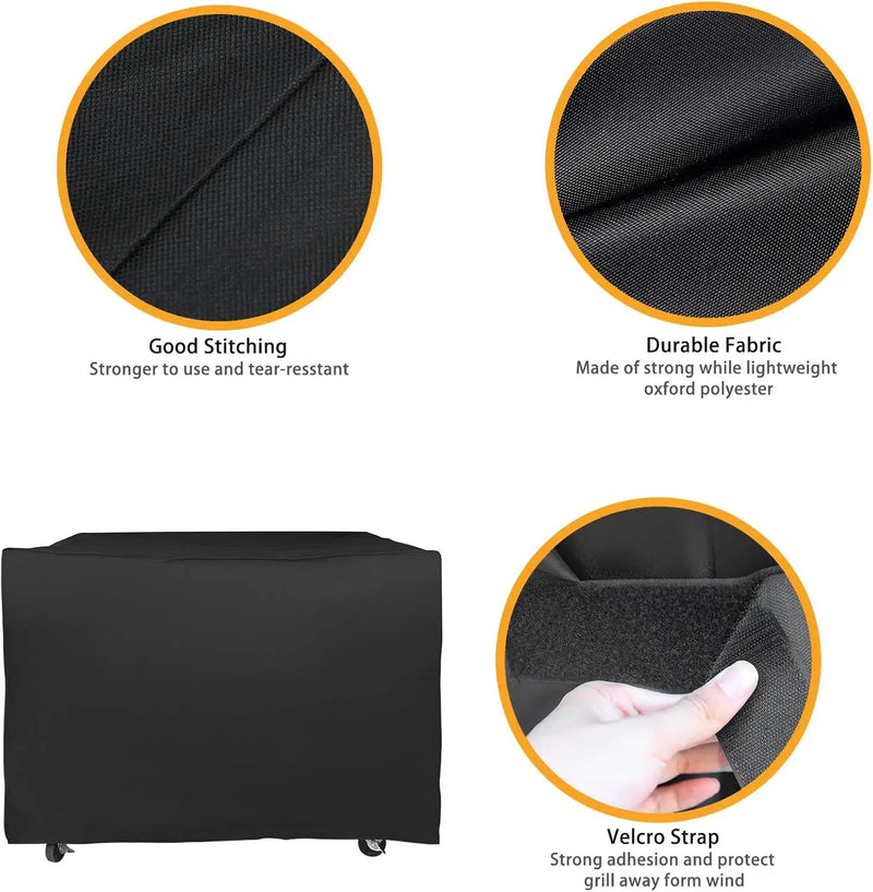 Grill Cover for for Royal Gourmet GB4000 GB4000F, 45 inch 600D Heavy Duty Cover CR4014, Durable Outdoor BBQ Waterproof Grill Cover by GreenHaven Gardens