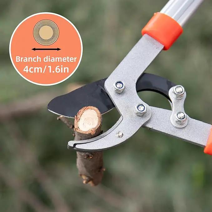 Heavy Duty Garden Lopper Pruning Shears, Aluminum Alloy or Carbon Steel, Tree Branch Cutter with Non-slip Handle, Labor-saving Gardening Tools, Yard, Orchard (Vigorously cut 59cm aluminum alloy) by GreenHaven Gardens