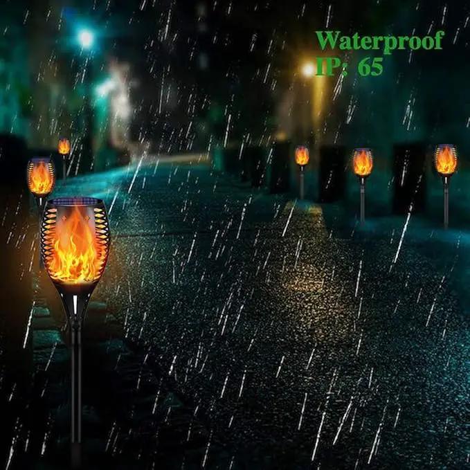 YoungPower 43'' Large Solar Torch Lights Flickering Flames Torches, Waterproof Outdoor Flame Decoration Lighting for Yard Driveway, 2P by GreenHaven Gardens