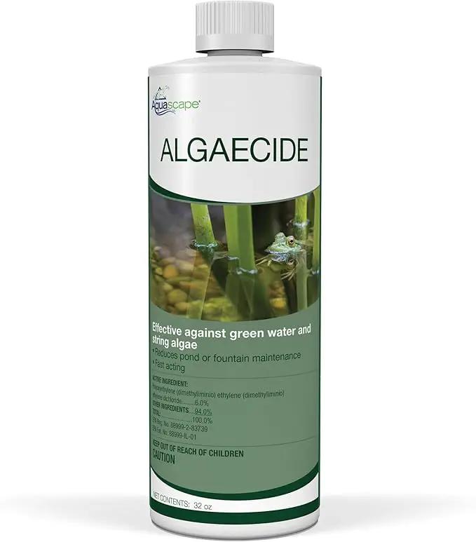 Aquascape Algaecide for Ponds, Waterfalls, and Fountains – Fast-Acting Algae Control, 32 oz / 946 ml, 96024 by GreenHaven Gardens