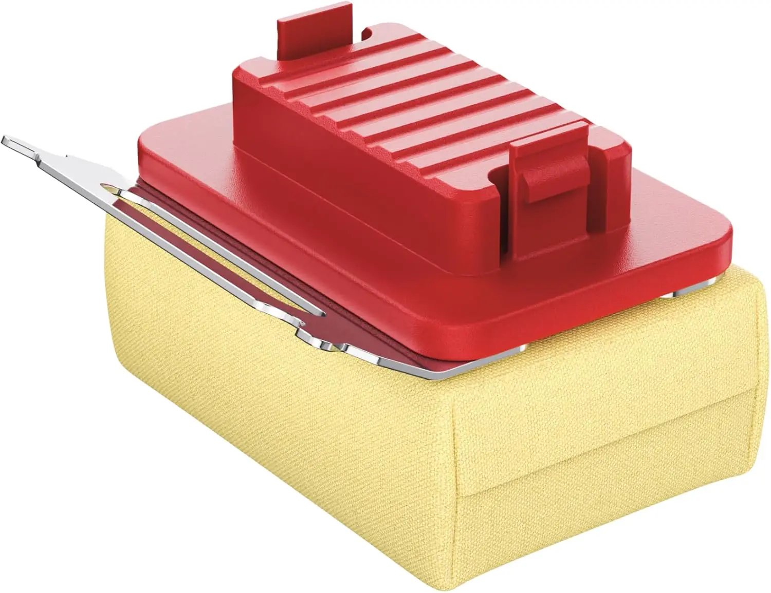 Grill Brush Bristle-Free Steam Replaceable Cleaning Head [No Handle] Heat-Resistant Kevlar Head with Grill Scraper, Safe Barbecue Grill Cleaning Head for All Grill Types by GreenHaven Gardens