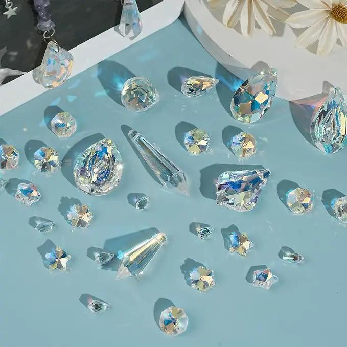 10 Sets DIY Suncatchers 420pcs Sun Catchers Making Supplies Kit Crafts for Adults Hanging Prism Sun Catcher with Crystals Rainbow Maker for Indoor Window Home Wedding Garden Spring Decor (hummingbird) by GreenHaven Gardens