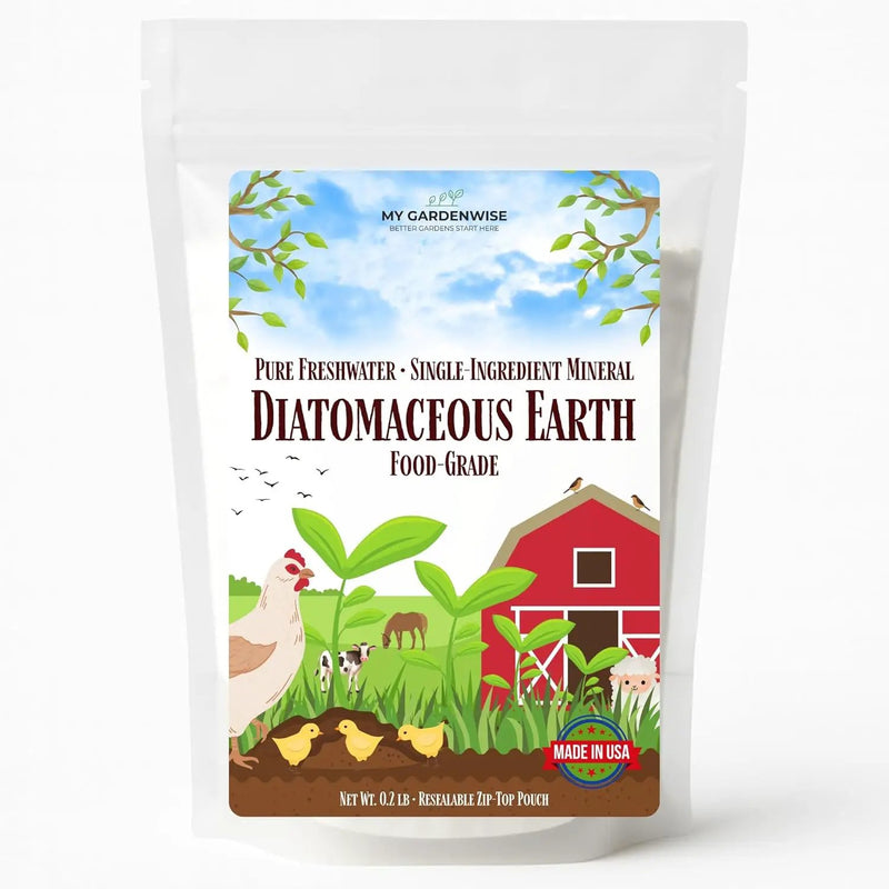 Diatomaceous Earth Food Grade – Diatomaceous Earth (DE) Powder – Pets & Plants Safe – Made in USA (0.2 lb) by GreenHaven Gardens