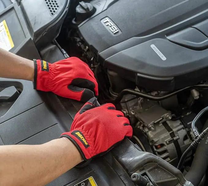 DULFINE High Performance Work Gloves For Men(3 Pairs Pack), High Dexterity Touch Screen For Multipurpose,Excellent Grip (Extra Large) by GreenHaven Gardens