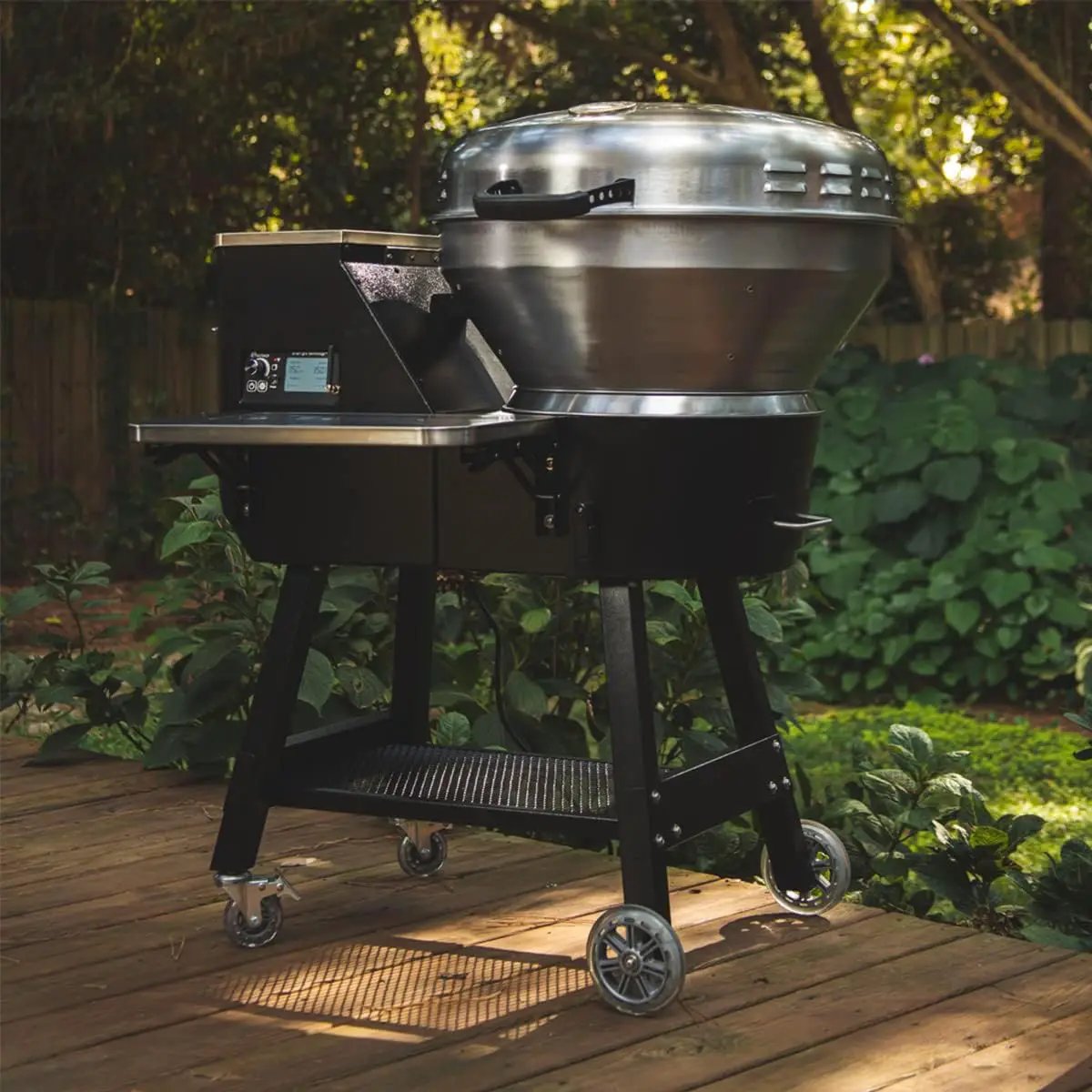 recteq Pellet Grill RT-B380X Bullseye Deluxe + Searing Essentials Bundle, WiFi Enabled Electric Pellet Smoker Grill, Wood Pellets, BBQ Outdoor, Smoke, Sear, and More by GreenHaven Gardens
