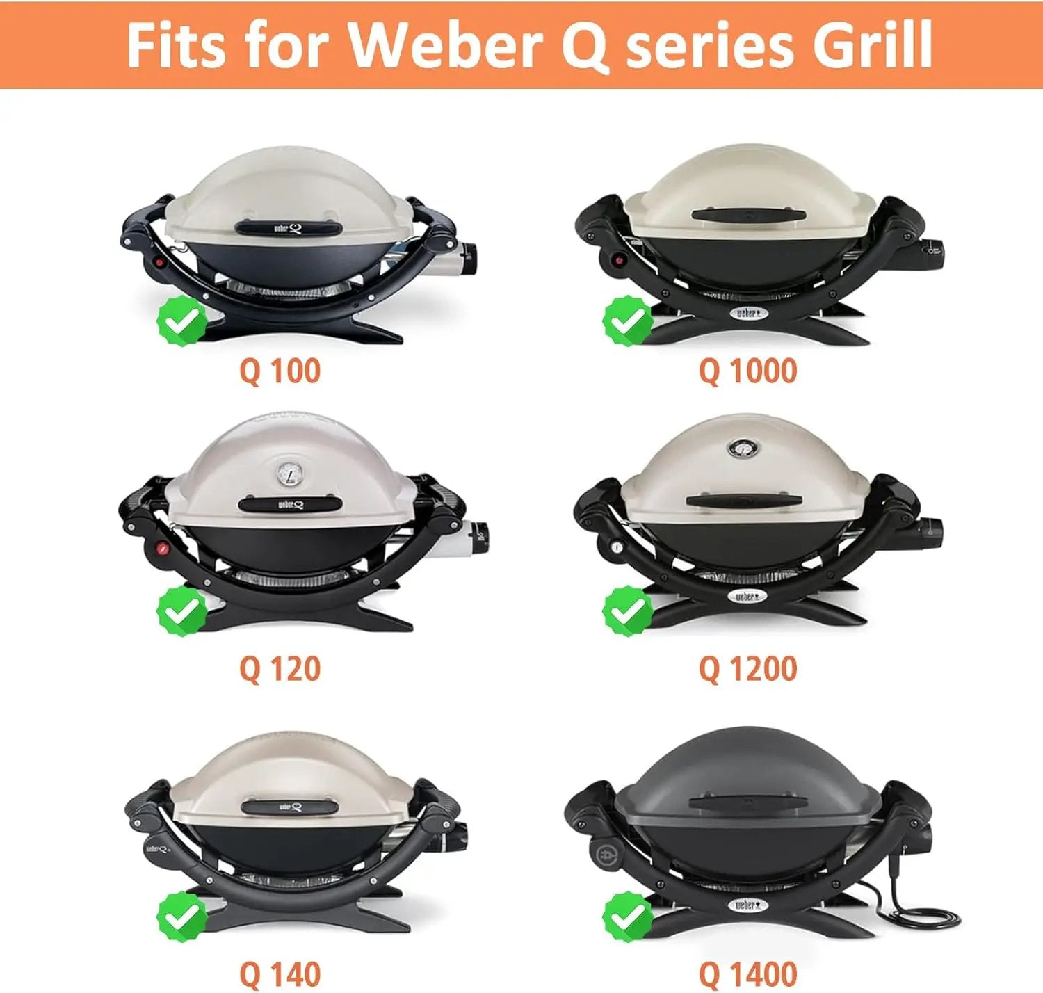 7582 Cast Iron Griddle for Weber Q1000 Grill, for Weber Q100 Q1000 Q1200 Q120 Q140 Q1400 Grill Parts, for 7582 Grate 6558 Full Size Griddle Inserts, Baby Q Replacement, Flat Top Plate Accessories by GreenHaven Gardens