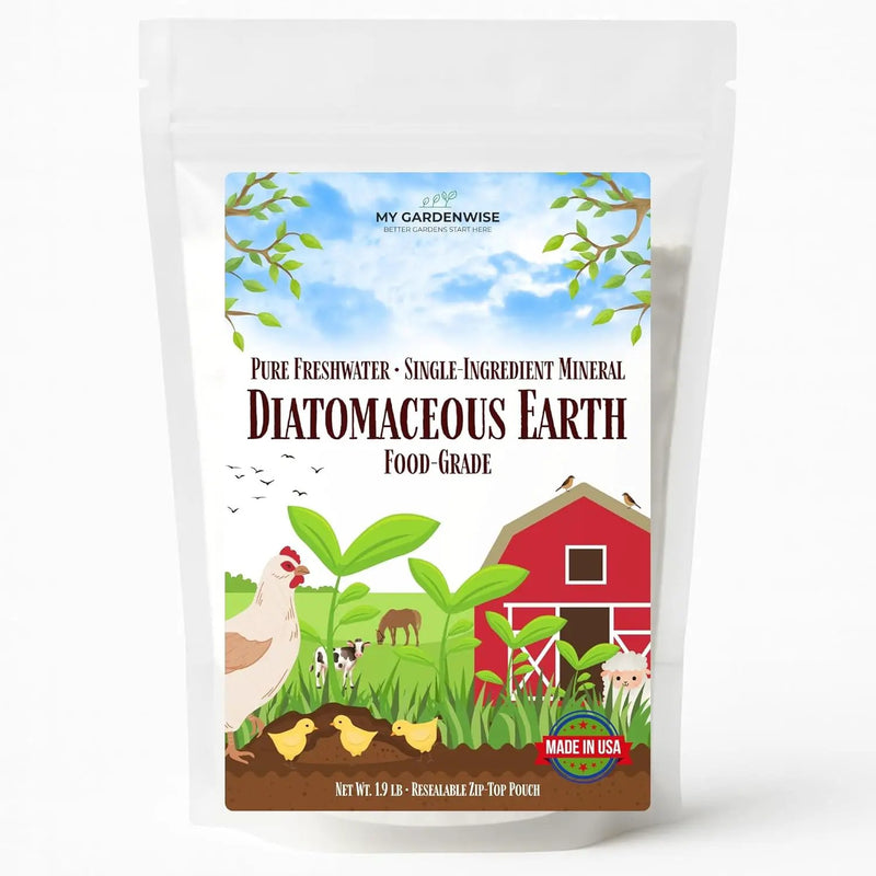 Diatomaceous Earth Food Grade – Diatomaceous Earth (DE) Powder – Pets & Plants Safe – Made in USA (1.9 lb) by GreenHaven Gardens