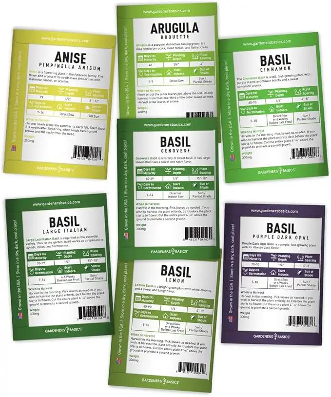 Gardeners Basics Complete Medicinal Herb Seeds for Planting Collection - 35 Best Herbs Variety Pack for Teas and Home Remedies - Indoor, Outdoor, Hydroponic Herbal Herbalist Seed - Non-GMO, Heirloom by GreenHaven Gardens